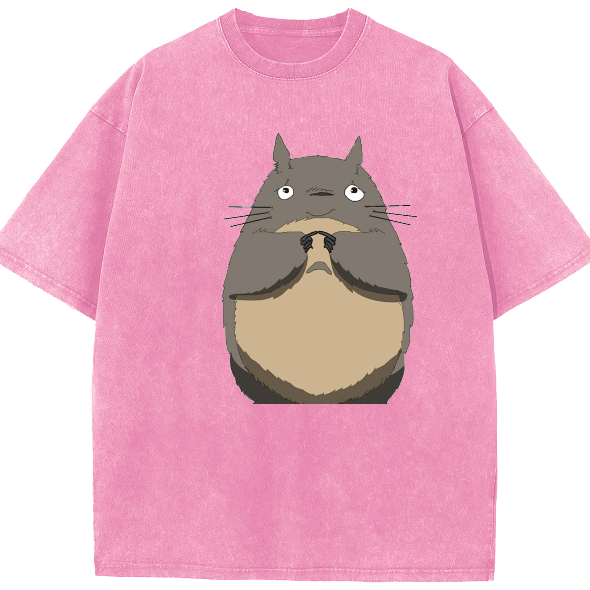 （画像用） となりのトトロ 草壁メイ 草壁サツキ My Neighbor Totoro Satsuki Kusakabe Mei Kusakabe 綿100% ヴィンテージ風 半袖Tシャツ（フロントプリント）